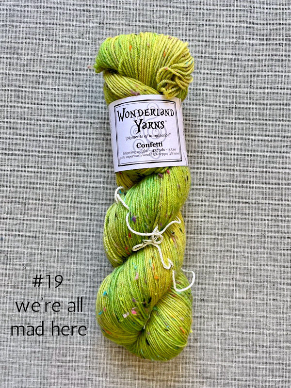Confetti by Wonderland Yarns (fingering)