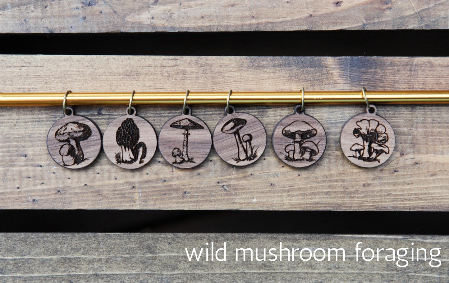 Sunrise Grove Wood Stitch Markers