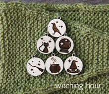 Load image into Gallery viewer, Sunrise Grove Wood Stitch Markers
