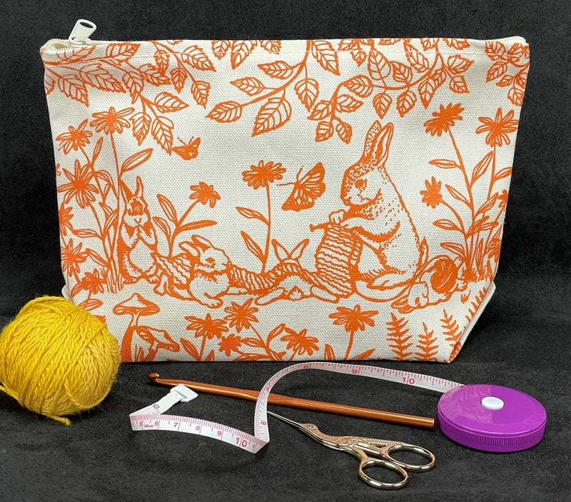 Woodland Zip Pouch (Orange)