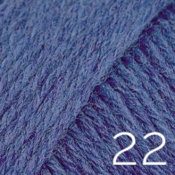 22 peasant blue