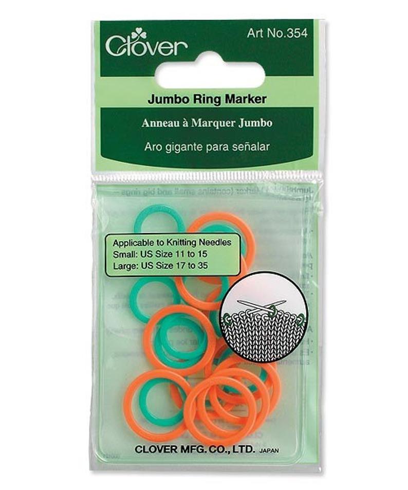 354 Clover Jumbo Stitch Ring Markers