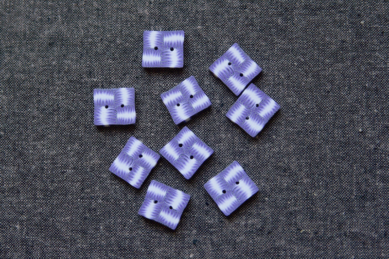 5/8" purple/white square