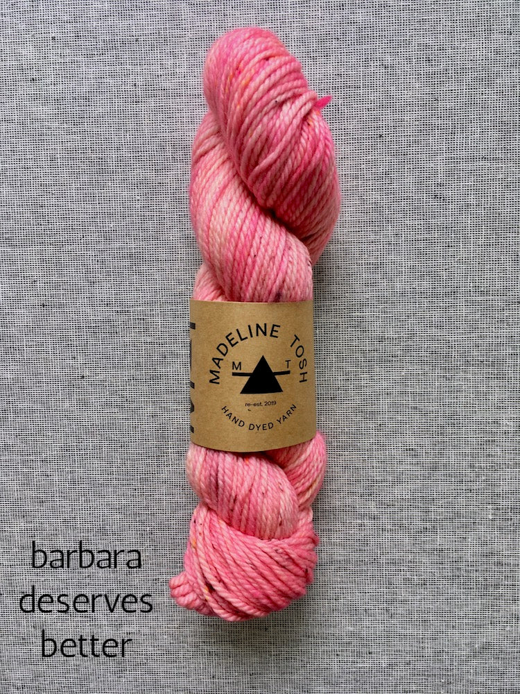 Madelinetosh Triple Twist (aran/bulky)