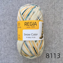 Load image into Gallery viewer, Regia 8-ply Snow Color Sock Yarn (worsted)

