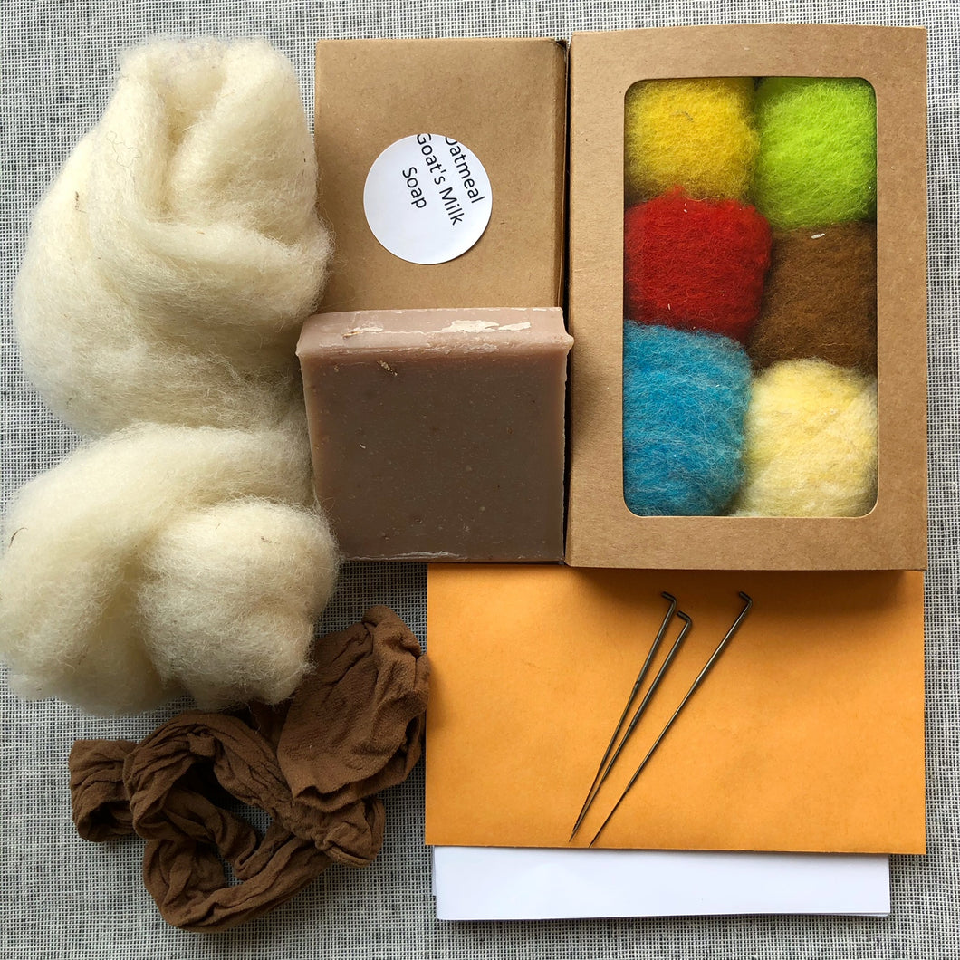 Make Your Own Felted Soap Kit by Bartlettyarns
