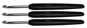Soft-Feel Silver Crochet Hooks by Knit Pro