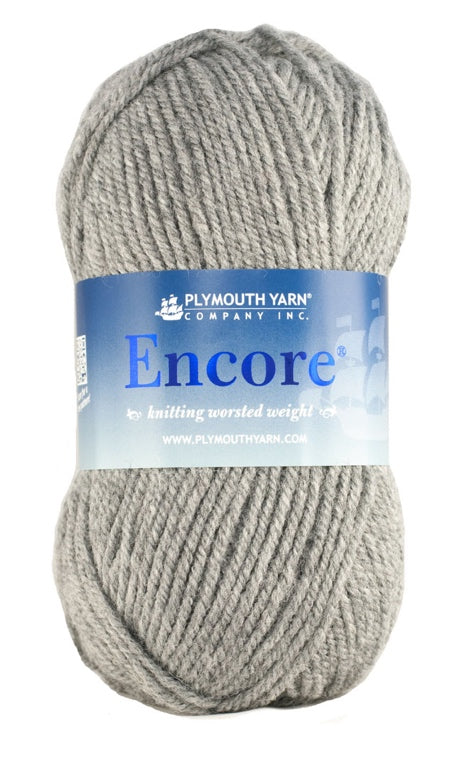 Encore by Plymouth is a worsted weight 75% acrylic and 25% wool yarn.