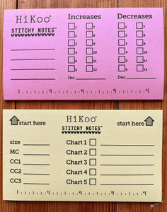 Knitting Post-It Brand Notes
