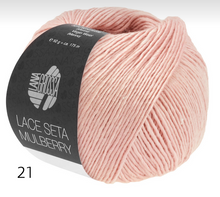 Load image into Gallery viewer, Lace Seta Mulberry by Lana Grossa (fingering/sport)
