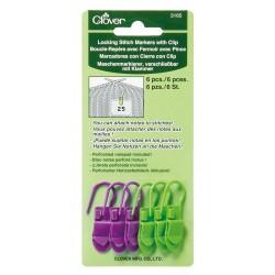 3165 Locking Stitch Markers with Clip