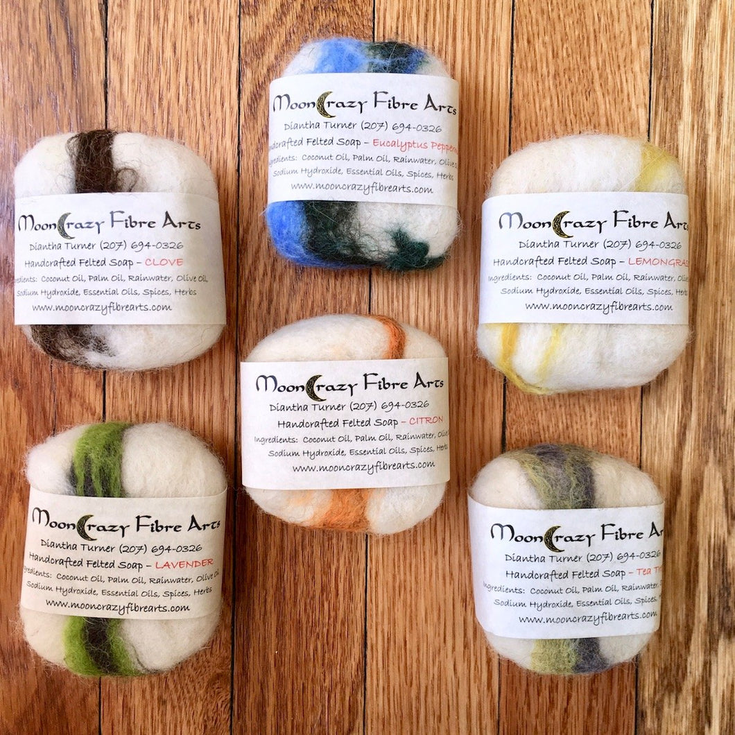 Felted Soaps by Moon Crazy
